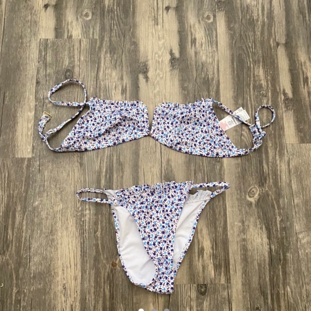 floral bikini from top shop